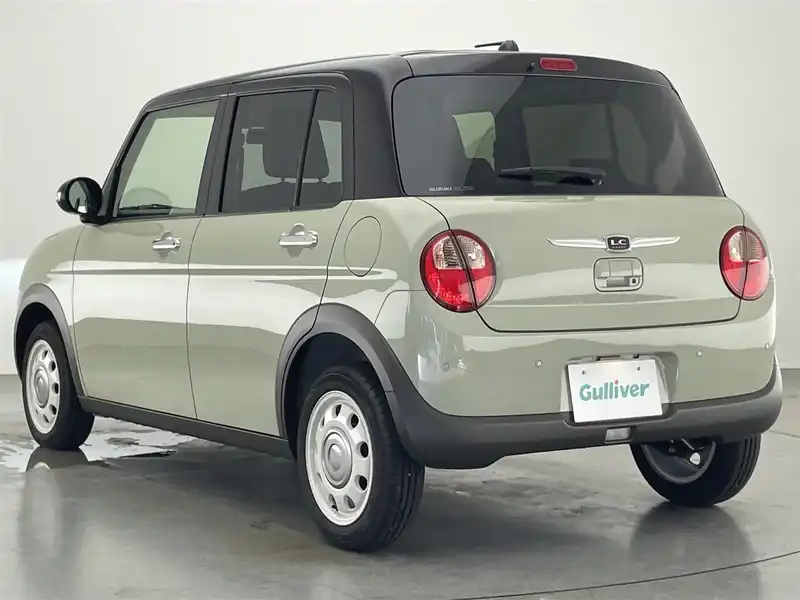 カタログ画像：アルトラパンＬＣ（ALTO LAPIN LC） Ｘ 2022年6月 5BA-HE33S 660cc トラッドカーキメタリック アーバンブラウン2トーンルーフorトラッドカーキメタリック ソフトベージュ2トーンルーフ 燃費26.2km / l 外装