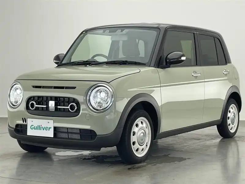 カタログ画像：アルトラパンＬＣ（ALTO LAPIN LC） Ｘ 2022年6月 5BA-HE33S 660cc トラッドカーキメタリック アーバンブラウン2トーンルーフorトラッドカーキメタリック ソフトベージュ2トーンルーフ 燃費26.2km / l 外装