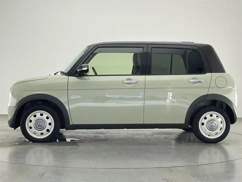 カタログ画像：アルトラパンＬＣ（ALTO LAPIN LC） Ｘ 2022年6月 5BA-HE33S 660cc トラッドカーキメタリック アーバンブラウン2トーンルーフorトラッドカーキメタリック ソフトベージュ2トーンルーフ 燃費26.2km / l 外装