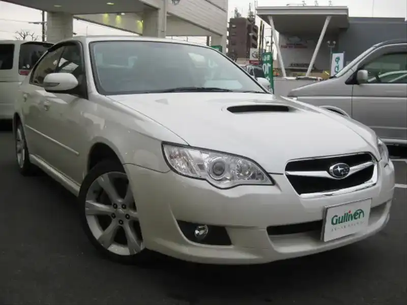 カタログ画像：レガシィＢ４（LEGACY B4） ２．０ＧＴスペックＢ 2007年5月 CBA-BL5 2000cc サテンホワイト・パール 燃費11.4km / l  メイン