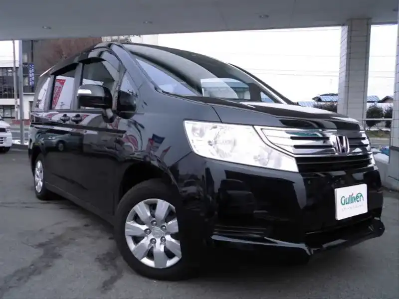カタログ画像：ステップワゴン（STEPWAGON） Ｇ Ｅセレクション 助手席リフトアップシート車 2012年4月 DBA-RK1 2000cc クリスタルブラック・パール メイン