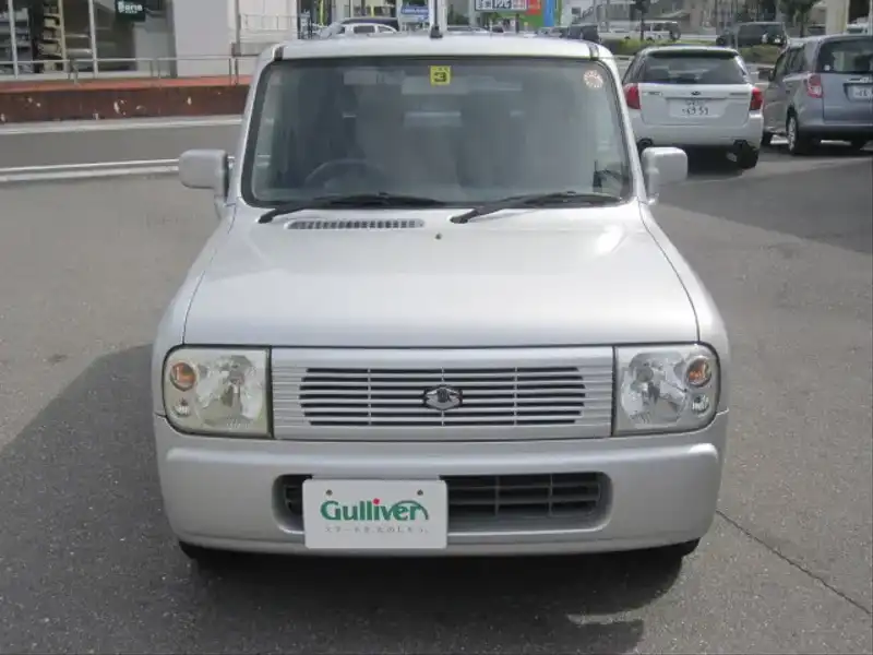 カタログ画像：アルトラパン（ALTO LAPIN） Ｇ 2004年10月 ABA-HE21S 660cc シルキーシルバーメタリック 燃費17.4km / l  フロント