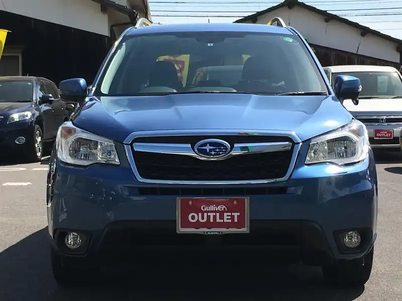 カタログ画像：フォレスター（FORESTER） Ｘ－ブレイク 2013年12月 DBA-SJ5 2000cc クォーツブルー・パール 燃費15.2km / l フロント