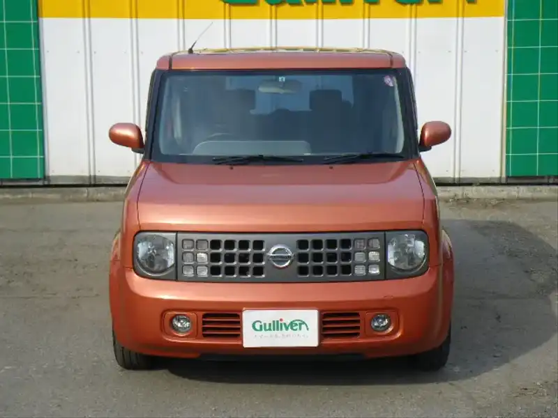 カタログ画像：キューブ（CUBE） ＳＸリミテッド 2004年8月 CBA-BZ11 1400cc ビーンズorパプリカオレンジ（Ｍ） 燃費17.2km / l  フロント