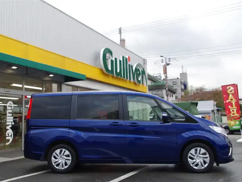 カタログ画像：ステップワゴン（STEPWAGON） Ｇ 2015年4月 DBA-RP1 1500cc コバルトブルー・パール 燃費17.0km / l 外装