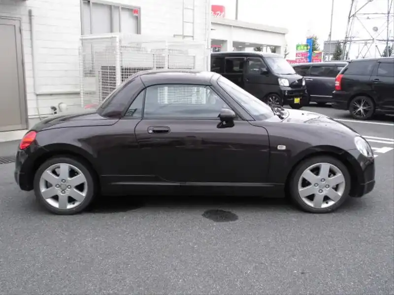 カタログ画像：コペン（COPEN） アクティブトップ 2010年8月 ABA-L880K 660cc ＤＣ・ブラックマイカメタリック 燃費15.2km / l  外装