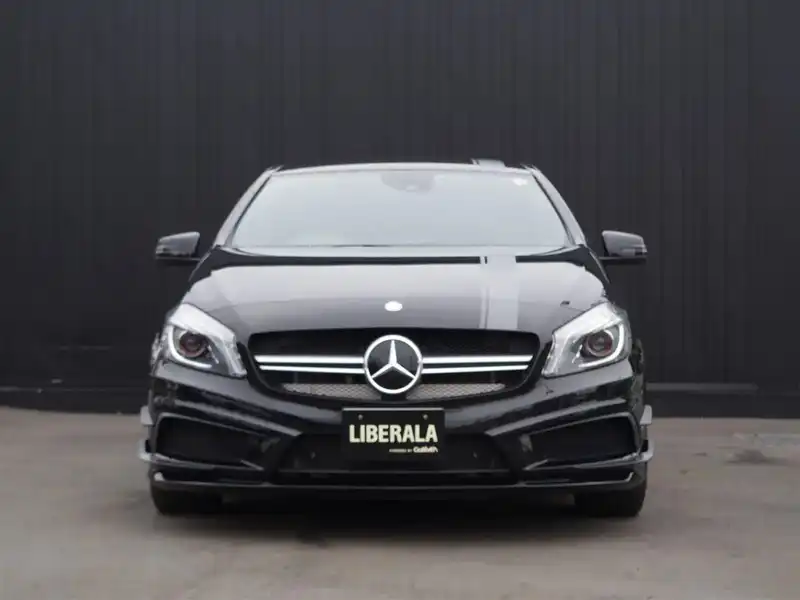 カタログ画像：Ａクラス（A-CLASS） Ａ４５ ＡＭＧ ４マチック エディション １ 2013年7月 CBA-176052 2000cc コスモスブラック フロント