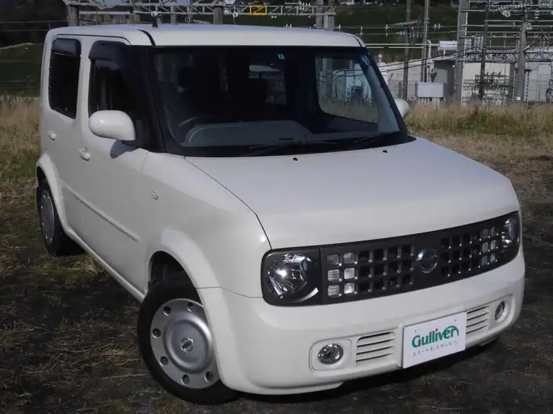 カタログ画像：キューブ（CUBE） ＳＸ ＭＤ／ＣＤセレクション 2004年12月 CBA-BZ11 1400cc ホワイトパール（３Ｐ） 燃費17.2km / l  メイン（その他）