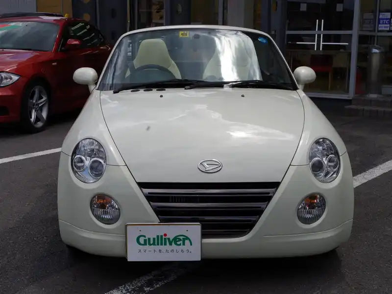 カタログ画像：コペン（COPEN） アクティブトップ 2010年8月 ABA-L880K 660cc ホワイト 燃費15.2km / l  フロント