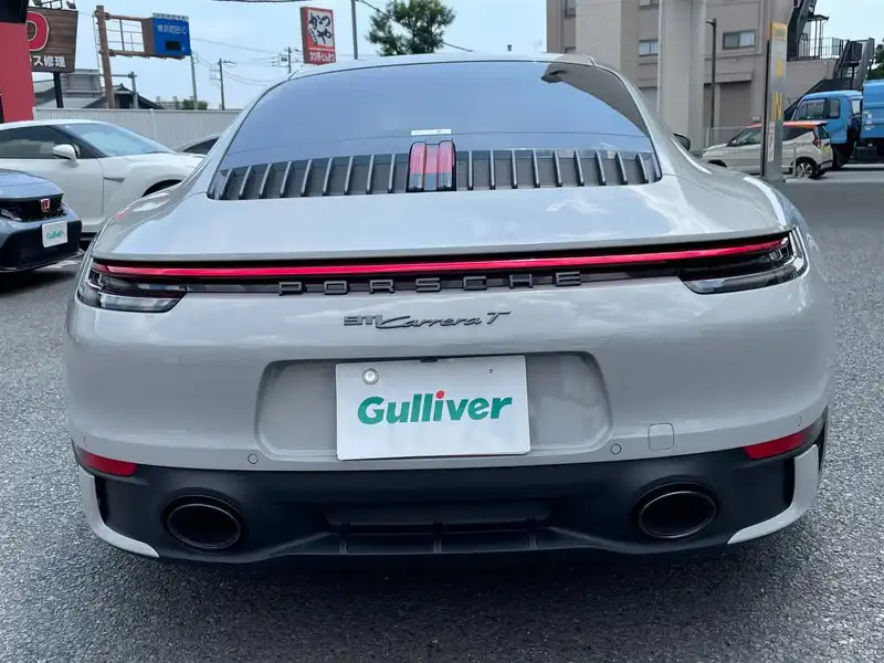 カタログ画像：９１１（911） ９１１カレラＴ 2024年10月 3000cc バナジウムグレー メタリックorスレートグレー ネオorクレヨンorアイスグレーメタリック バック