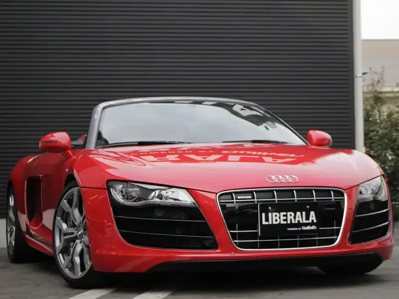 カタログ画像：Ｒ８スパイダー（R8 SPYDER） ベースグレード 2011年7月 ABA-42BUJF 5200cc ブリリアントレッド メイン