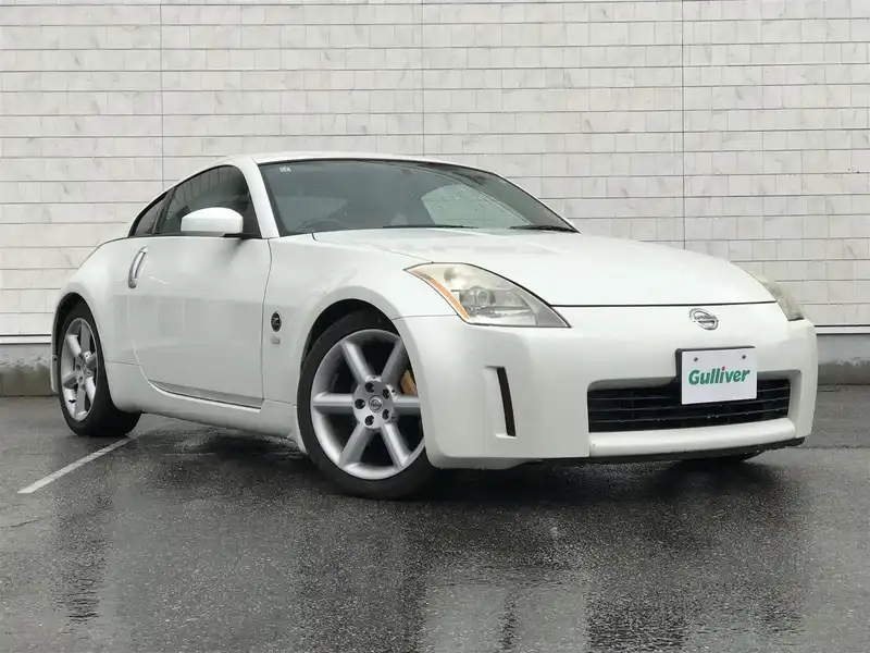 ダークブラウン ステアリングホイール 3本スポーク フェアレディZで