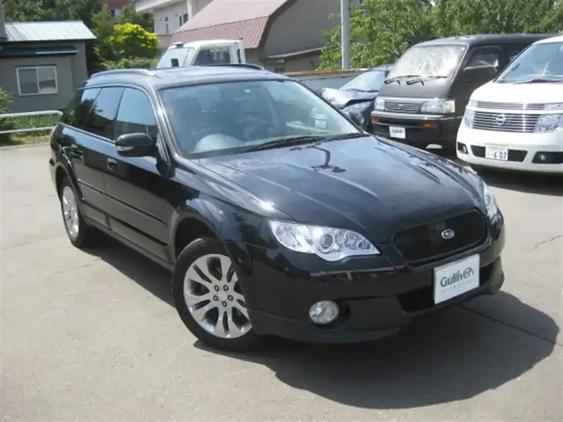 カタログ画像：レガシィアウトバック（LEGACY OUTBACK） ３．０Ｒ ＳＩクルーズ 2007年5月 DBA-BPE 3000cc オブシディアンブラック・パール 燃費11.0km / l  メイン（その他）