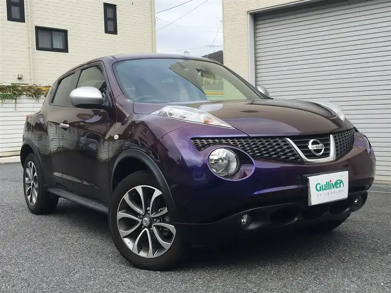 カタログ画像：ジューク（JUKE） １６ＧＴ プレミアムパーソナライズパッケージ 2014年4月 CBA-F15 1600cc ミッドナイトパープルIV（４Ｒ） 燃費13.0km / l メイン