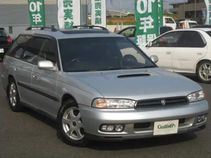 カタログ画像：レガシィツーリングワゴン（LEGACY TOURING WAGON） ＧＴ 1996年6月 E-BG5 2000cc ライトシルバー・メタリック 燃費11.0km / l  メイン（その他）