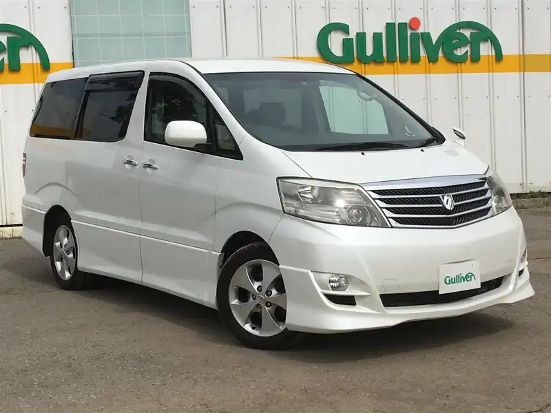 カタログ画像：アルファードＧ（ALPHARD G） ＡＳ プライムセレクションⅡ 2007年6月 DBA-ANH15W 2400cc ホワイトパールクリスタルシャイン 燃費9.4km / l  メイン