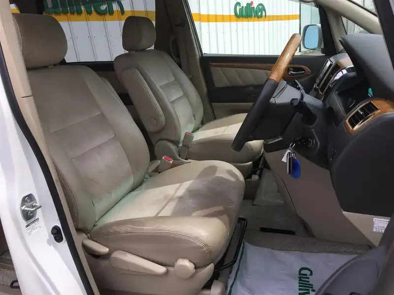 カタログ画像：アルファードＧ（ALPHARD G） ＡＳ プライムセレクションⅡ 2007年6月 DBA-ANH15W 2400cc ホワイトパールクリスタルシャイン 燃費9.4km / l  内装