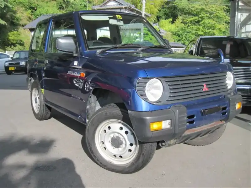 カタログ画像：パジェロミニ（PAJERO MINI） ＸＲ－Ⅰ 1996年6月 E-H51A 660cc マリアナブルー（Ｐ） メイン（その他）