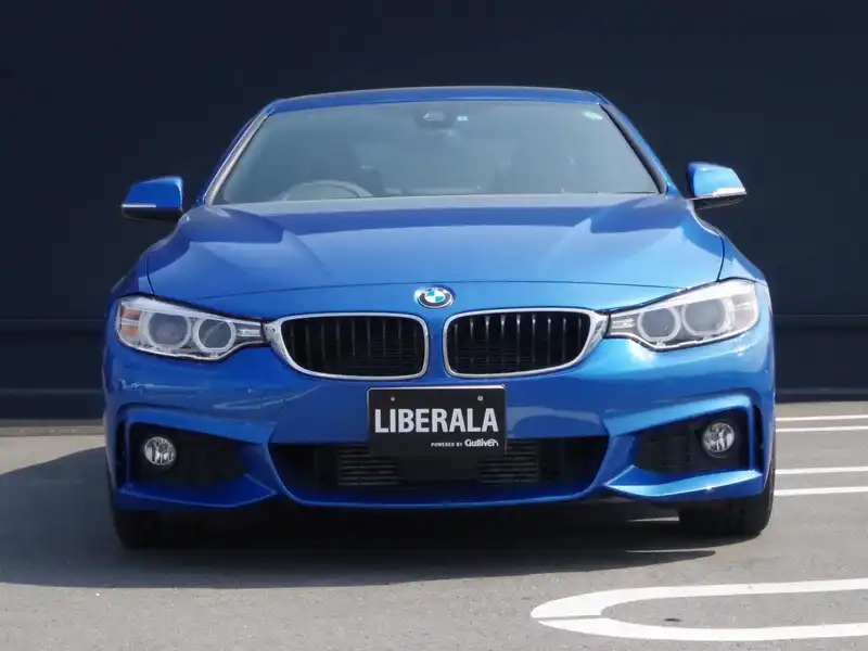 カタログ画像：４シリーズ（4 SERIES） ４２０ｉクーペ Ｍスポーツ 2014年11月 DBA-3N20 2000cc エストリル・ブルー（メタリック・カラー） 燃費16.4km / l フロント