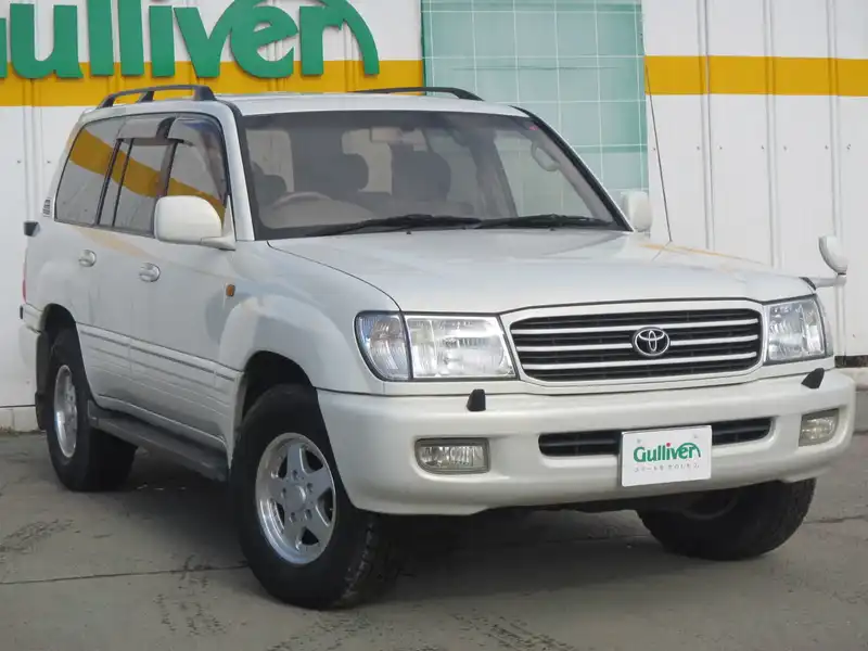 カタログ画像：ランドクルーザー１００（LAND CRUISER 100） ＶＸリミテッド Ｇセレクション 1998年1月 KG-HDJ101K 4200cc ホワイトパールマイカ メイン