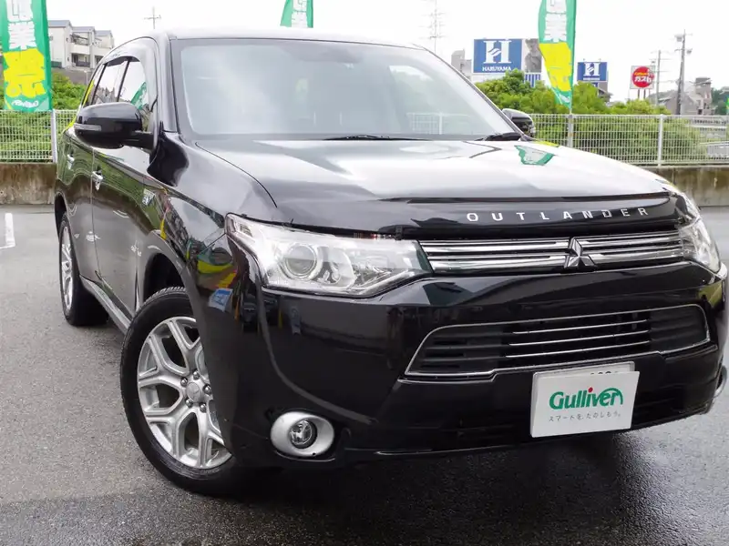 カタログ画像：アウトランダーＰＨＥＶ（OUTLANDER PHEV） Ｇナビパッケージ 2014年4月 DLA-GG2W 2000cc ブラックマイカ メイン（その他）