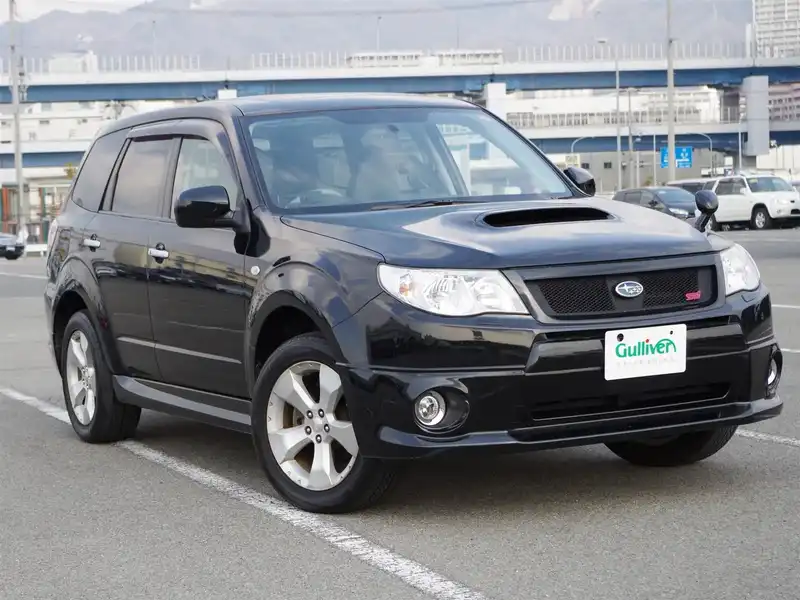 カタログ画像：フォレスター（FORESTER） ２．０ＸＴ プラチナセレクション 2009年12月 DBA-SH5 2000cc オブシディアンブラック・パール 燃費12.2km / l  メイン（その他）