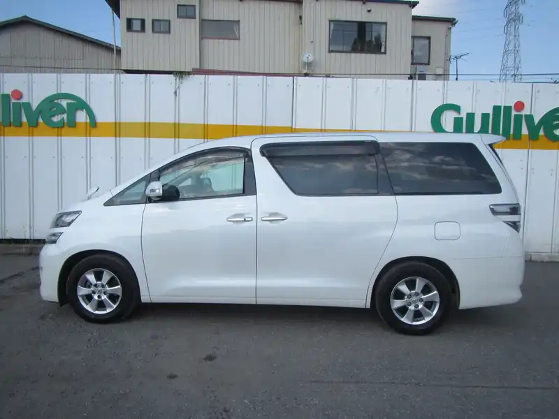 カタログ画像：ヴェルファイア（VELLFIRE） ３．５Ｘ 2008年5月 DBA-GGH25W 3500cc ホワイトパールクリスタルシャイン 燃費9.4km / l  外装