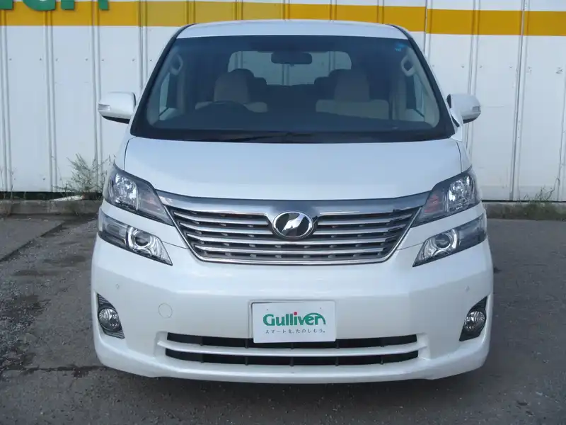 カタログ画像：ヴェルファイア（VELLFIRE） ３．５Ｘ 2008年5月 DBA-GGH25W 3500cc ホワイトパールクリスタルシャイン 燃費9.4km / l  フロント