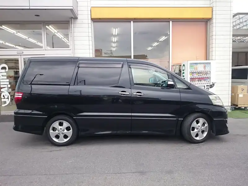 カタログ画像：アルファードＧ（ALPHARD G） ＡＳ リミテッド・デュアルＡＶＮスペシャル 2005年9月 DBA-ANH15W 2400cc ブラックマイカ 燃費9.4km / l  外装