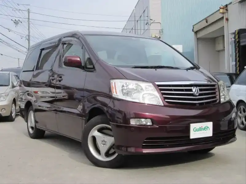 カタログ画像：アルファードＶ（ALPHARD V） ＡＸ Ｌエディション 2004年2月 CBA-ANH15W 2400cc ボルドーマイカ 燃費9.4km / l  メイン（その他）