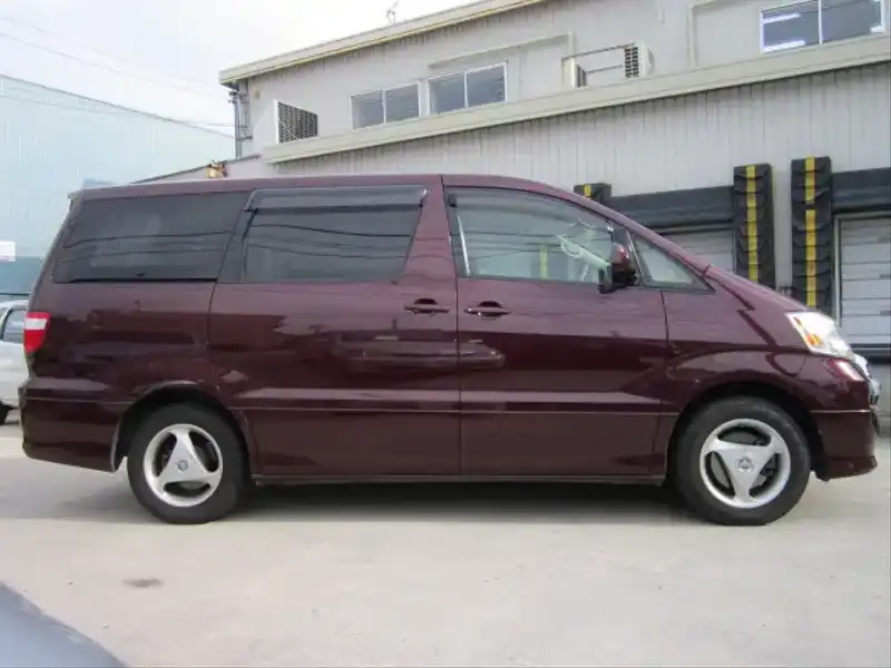 カタログ画像：アルファードＶ（ALPHARD V） ＡＸ Ｌエディション 2004年2月 CBA-ANH10W 2400cc ボルドーマイカ 燃費9.7km / l  外装