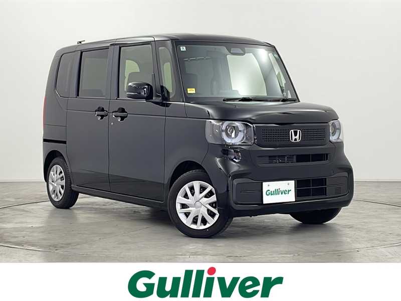 カタログ画像：Ｎ－ＢＯＸ（N-BOX） ベースグレード 2024年9月 6BA-JF5 660cc クリスタルブラック・パール 燃費21.6km / l メイン