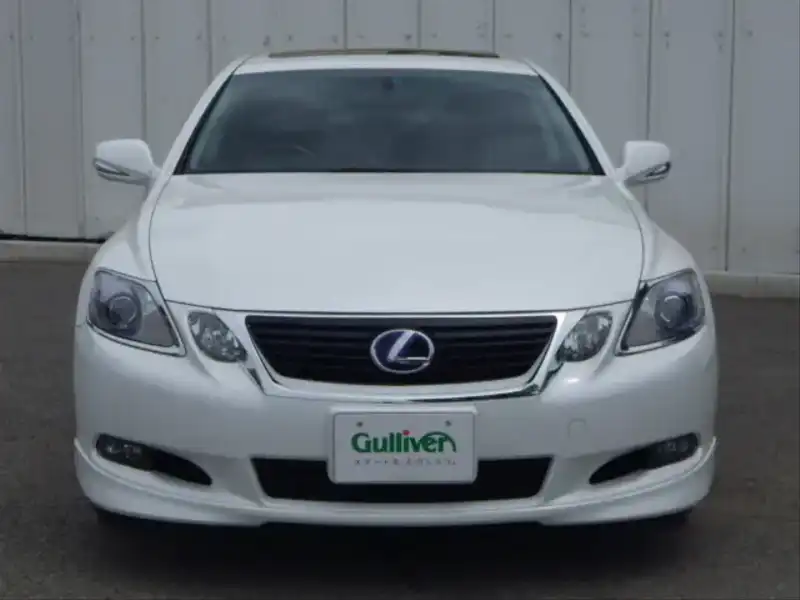 カタログ画像：ＧＳ（GS） ＧＳ４５０ｈ バージョンＩ 2009年9月 DAA-GWS191 3500cc ホワイトパールクリスタルシャインorフロスティパールマイカ 燃費12.8km / l フロント