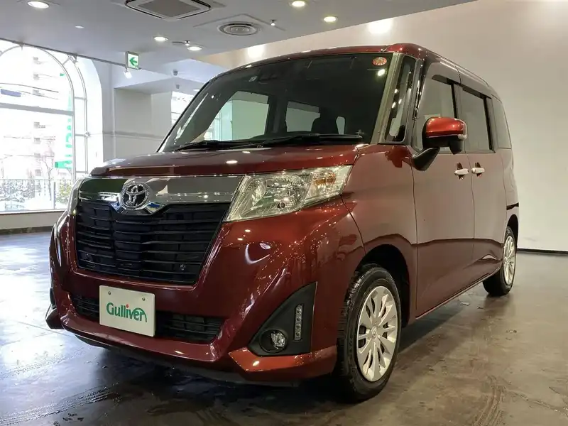 カタログ画像：ルーミー（ROOMY） Ｇ コージーエディション 2019年10月 DBA-M910A 1000cc ファイアークォーツレッドメタリック 燃費22.0km / l フロント