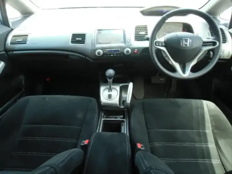 カタログ画像：シビックハイブリッド（CIVIC HYBRID） ＭＸＳＴ 2008年9月 DAA-FD3 1300cc ニュートロンブルー・メタリック 燃費23.2km / l 内装