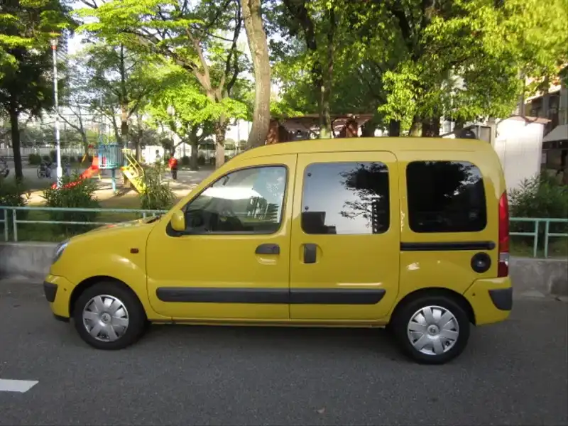 カタログ画像：カングー（KANGOO） １．６（ハッチバックドア） 2003年8月 GH-KCK4M 1600cc レモン・イエロー 外装