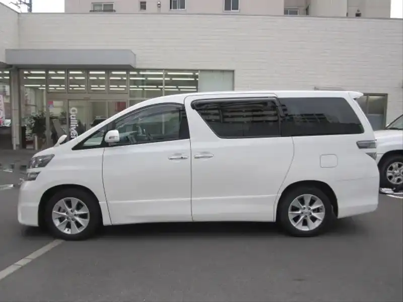 カタログ画像：ヴェルファイア（VELLFIRE） ２．４Ｚ 2008年8月 DBA-ANH25W 2400cc ホワイトパールクリスタルシャイン 燃費11.4km / l  外装