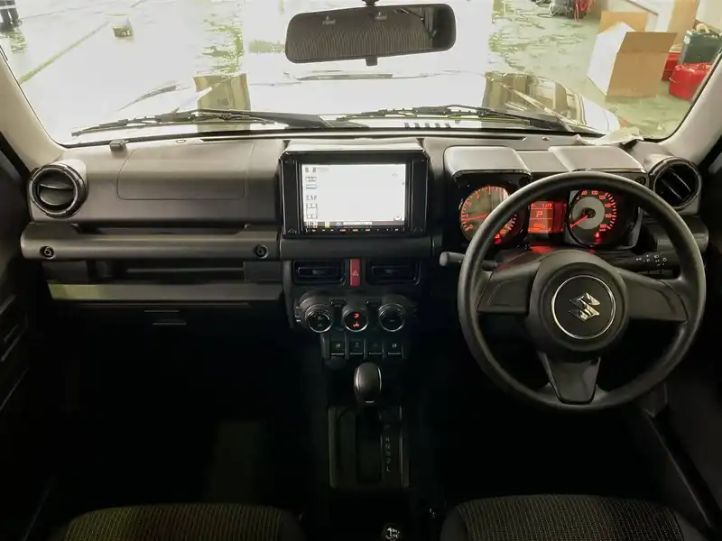 カタログ画像：ジムニーシエラ（JIMNY SIERRA） ＪＬ スズキセーフティサポート装着車 2019年10月 3BA-JB74W 1500cc ジャングルグリーン 燃費13.6km / l 内装