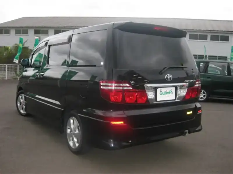 カタログ画像：アルファードＧ（ALPHARD G） ＭＳ プライムセレクションⅡ 2007年6月 CBA-MNH10W 3000cc ブラックマイカ 燃費8.9km / l  バック