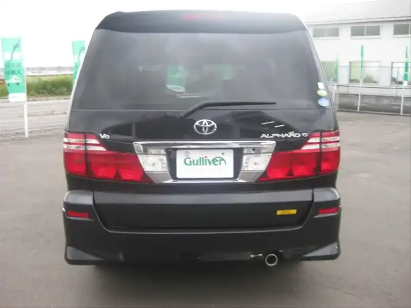 カタログ画像：アルファードＧ（ALPHARD G） ＭＳ プライムセレクションⅡ 2007年6月 CBA-MNH10W 3000cc ブラックマイカ 燃費8.9km / l  バック