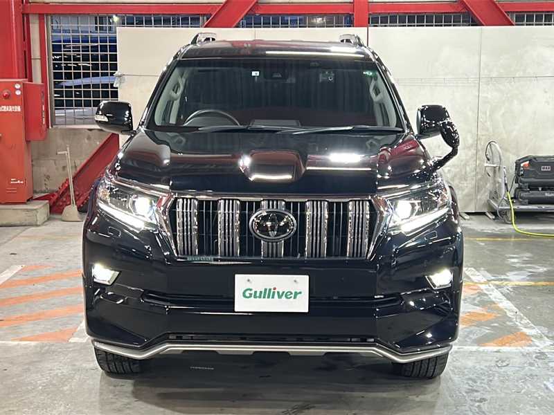 カタログ画像：ランドクルーザープラド（LAND CRUISER PRADO） ＴＸ 2022年8月 3BA-TRJ150W 2700cc ブラックorアティチュードブラックマイカ 燃費8.3km / l 外装