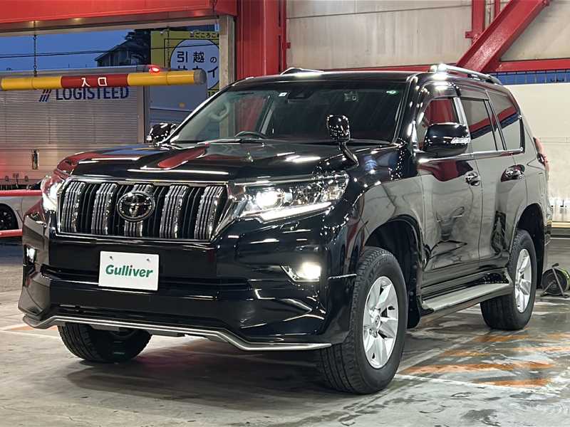 カタログ画像：ランドクルーザープラド（LAND CRUISER PRADO） ＴＸ 2022年8月 3BA-TRJ150W 2700cc ブラックorアティチュードブラックマイカ 燃費8.3km / l 外装