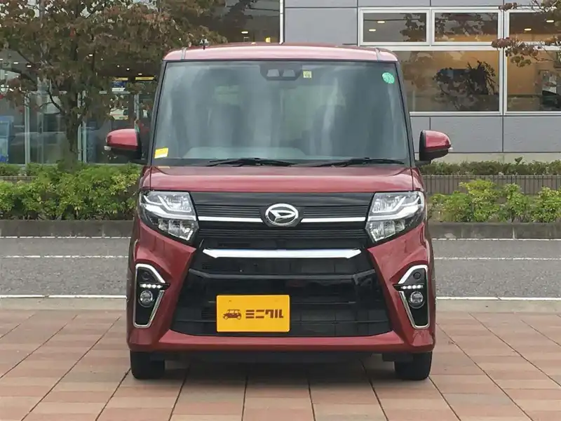 カタログ画像：タント（TANTO） カスタムＲＳスタイルセレクション 2021年9月 5BA-LA660S 660cc ファイアークォーツレッドメタリック 燃費18.8km / l フロント