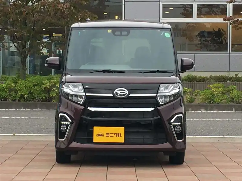 カタログ画像：タント（TANTO） カスタムＸスタイルセレクション 2021年9月 6BA-LA650S 660cc プラムブラウンクリスタルマイカ 燃費21.0km / l フロント