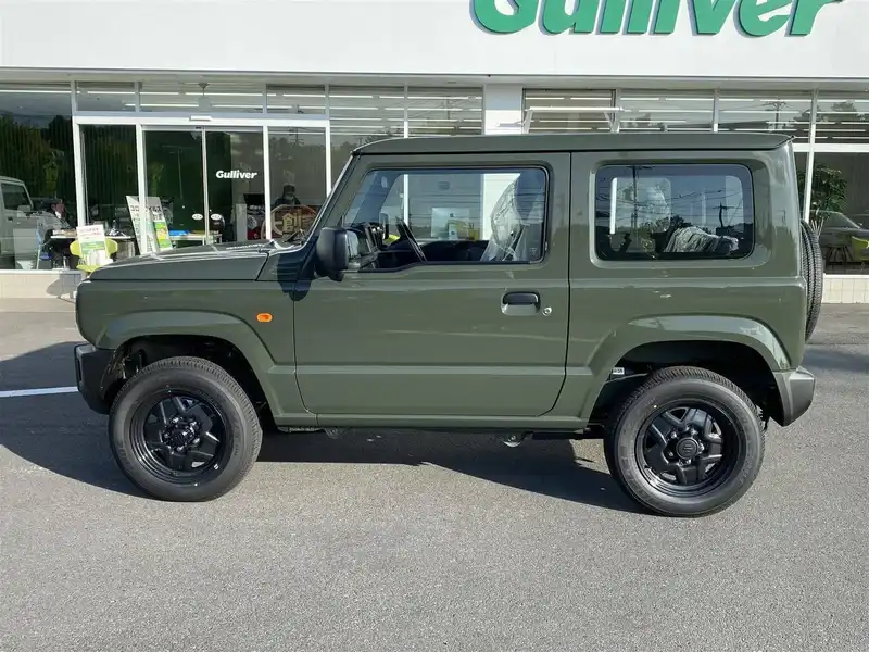 カタログ画像：ジムニー（JIMNY） ＸＧ 2021年10月 3BA-JB64W 660cc ジャングルグリーン 燃費14.3km / l 外装