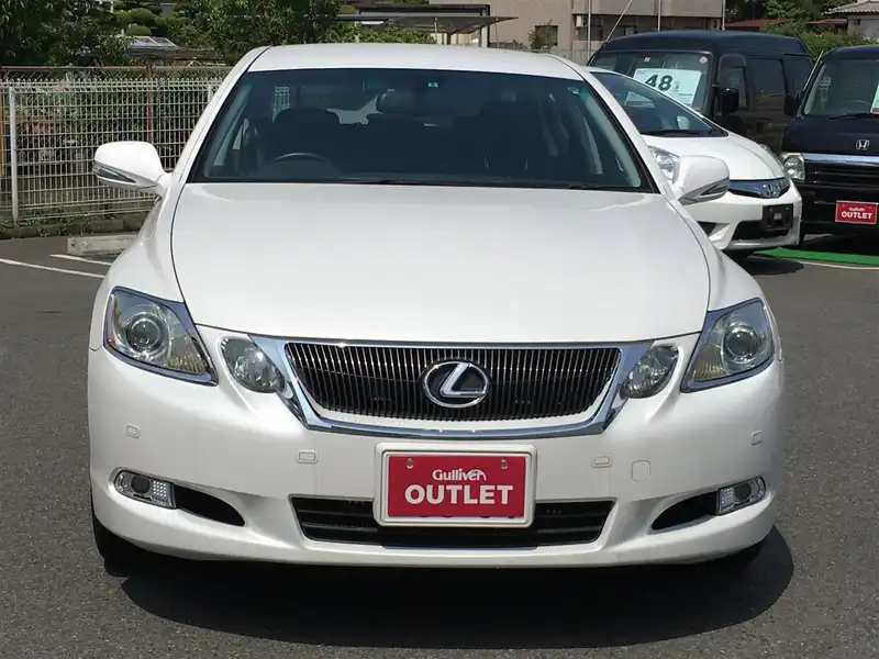 カタログ画像：ＧＳ（GS） ＧＳ３５０ 特別仕様車 パッショネイトブラックインテリア 2008年4月 DBA-GRS191 3500cc ホワイトパールクリスタルシャインorフロスティパールマイカ 燃費10.0km / l  フロント