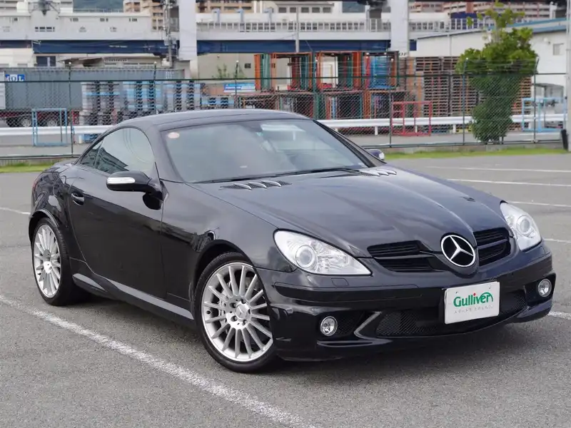 カタログ画像：ＳＬＫ（SLK） ＳＬＫ５５ ＡＭＧ 2008年10月 CBA-171473 5500cc オブシディアンブラック（Ｍ） 燃費6.9km / l  メイン