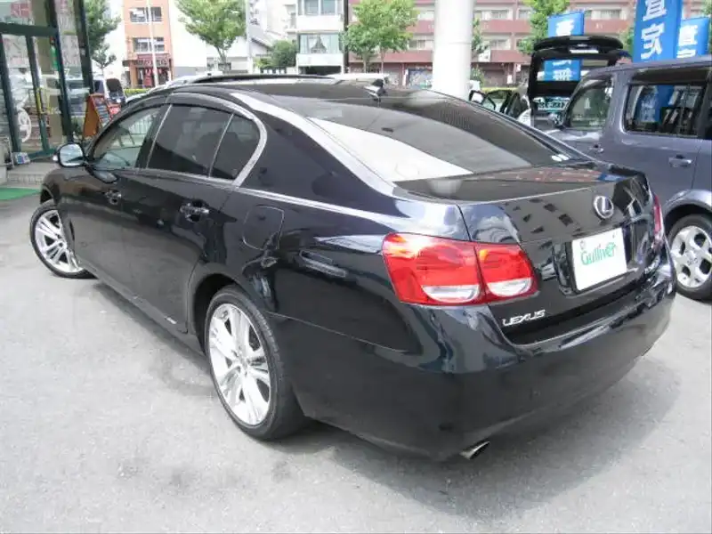 カタログ画像：ＧＳ（GS） ＧＳ４５０ｈ バージョンＬ 2009年9月 DAA-GWS191 3500cc ブラックorブラックオパールマイカ 燃費12.8km / l バック