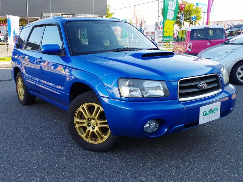 カタログ画像：フォレスター（FORESTER） ＸＴ ＷＲ－リミテッド ２００４ 2004年7月 TA-SG5 2000cc ＷＲブルー・マイカ 燃費13.0km / l  メイン