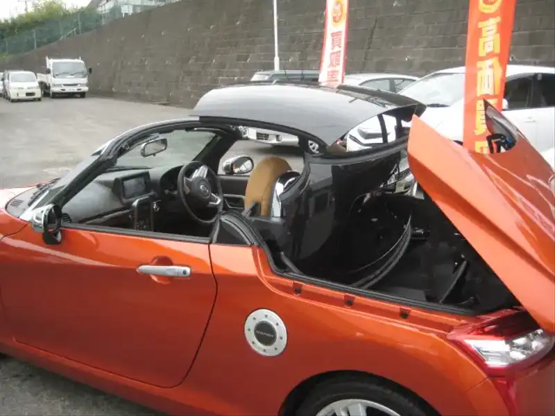 カタログ画像：コペン（COPEN） ローブ 2014年6月 DBA-LA400K 660cc トニコオレンジメタリック 燃費22.2km / l 外装